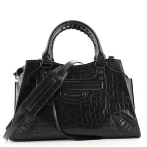 COPY- Balenciaga Neo Classic City Bag Crocodile Embossed Leather.